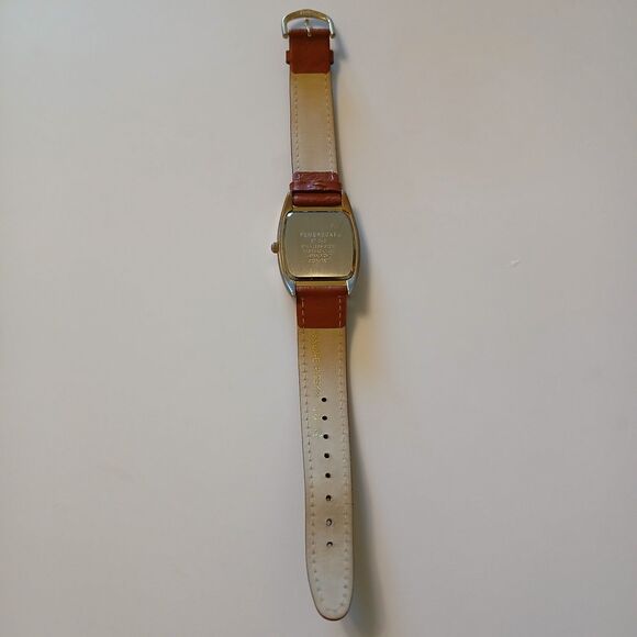 Vtg Pembrooke Date Indicator Rectangular Dial Quartz Watch Japan Movt 57-048 main image 8